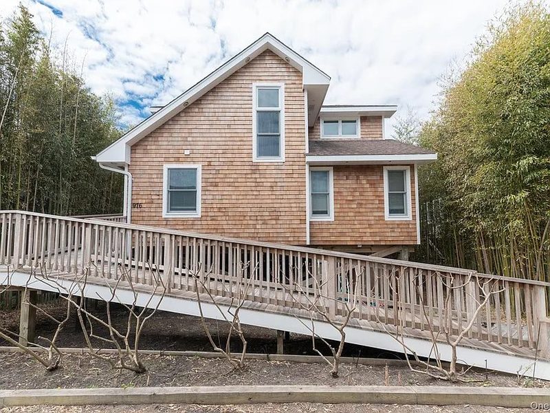 Ocean Beach property, cedar shingle home
